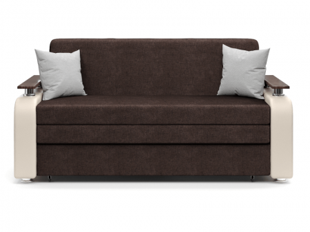 Диван Леонард Коричневая Рогожка